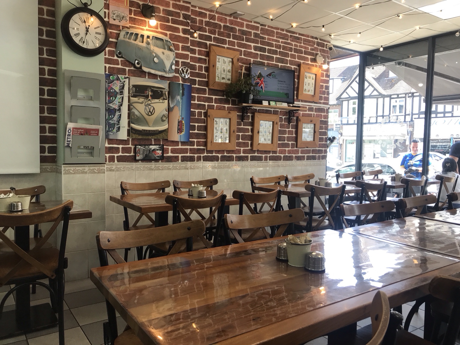 Inside Café Hayes